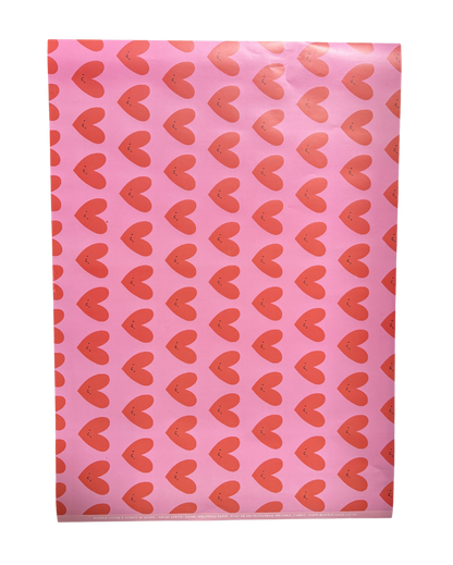 Happy Hearts Wrapping Paper