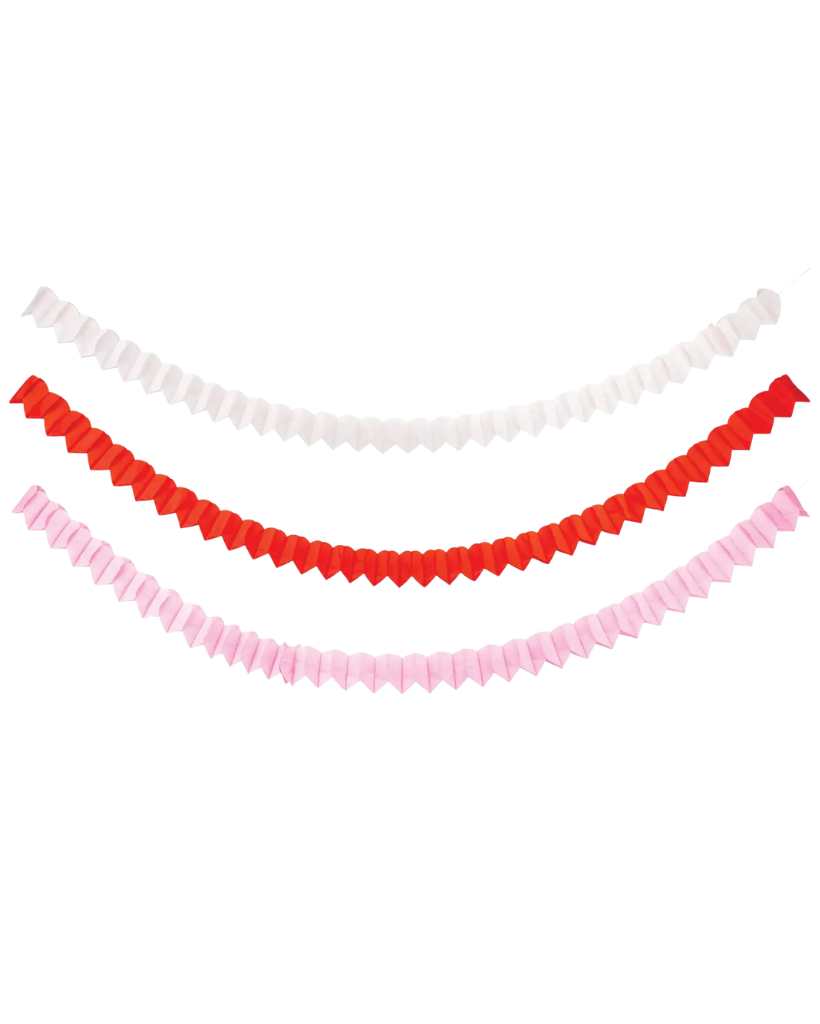 Paper Heart Banner Set