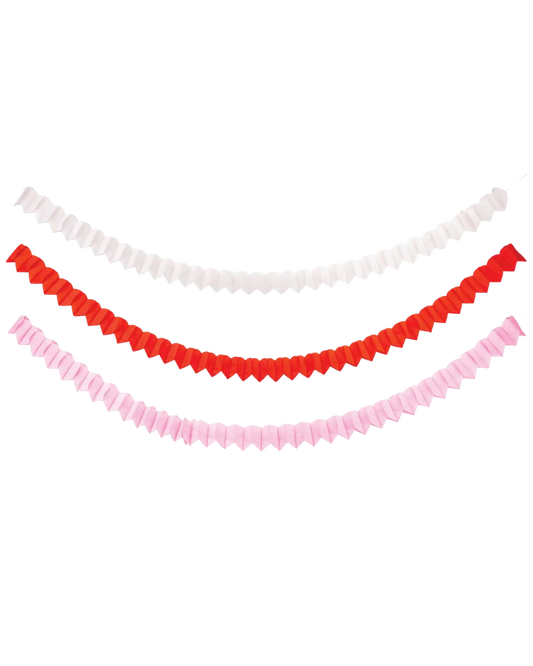 Paper Heart Banner Set