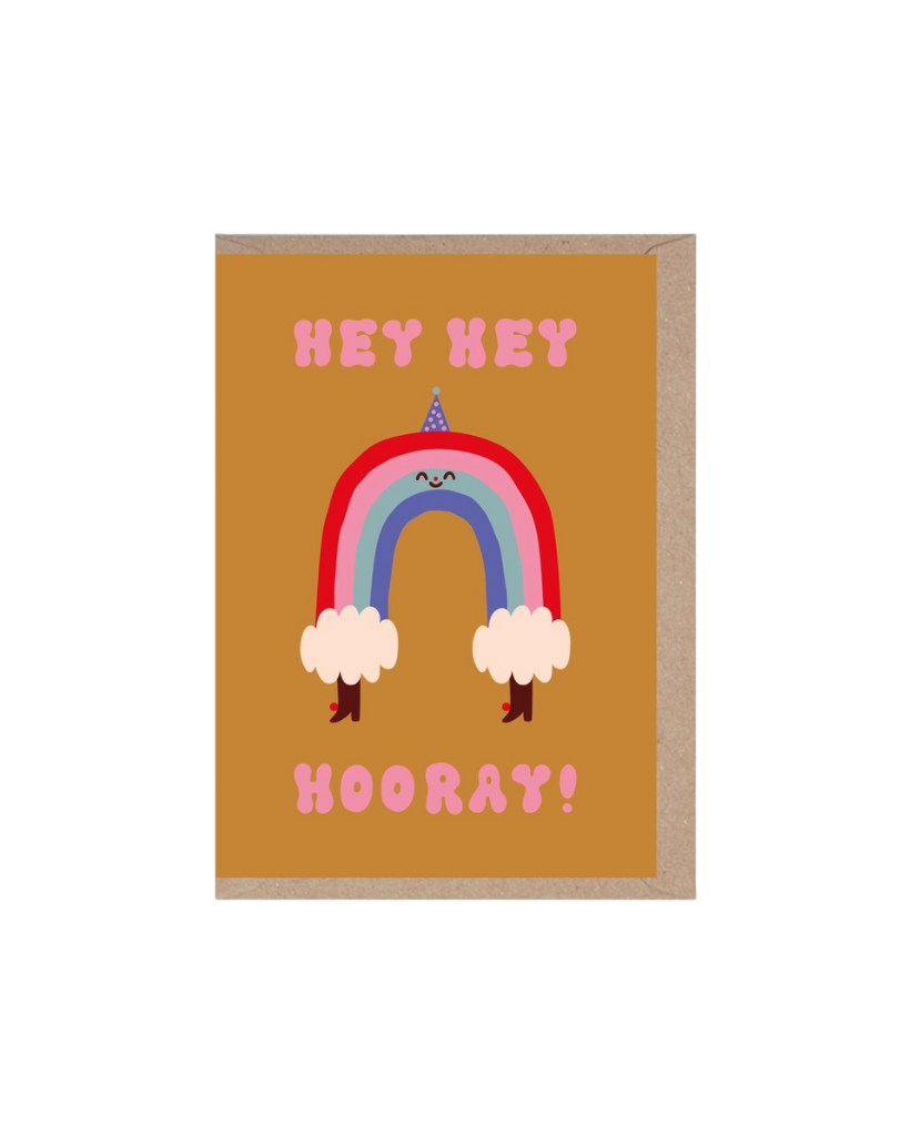 Hey Card Hey Hey Hooray Birthday Card – Poppies for Grace