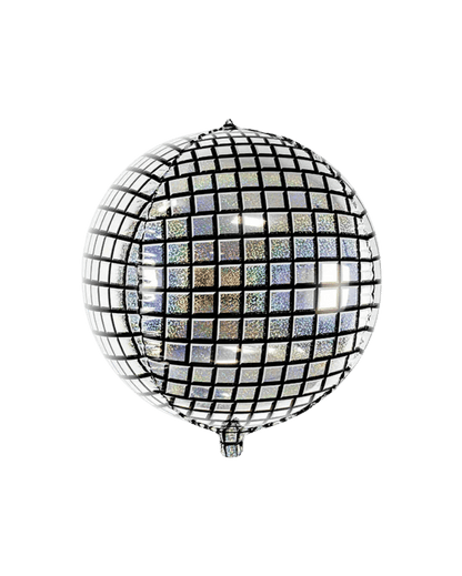 holographic disco ball orb balloon