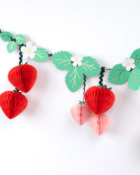 Strawberry Honeycomb Garland