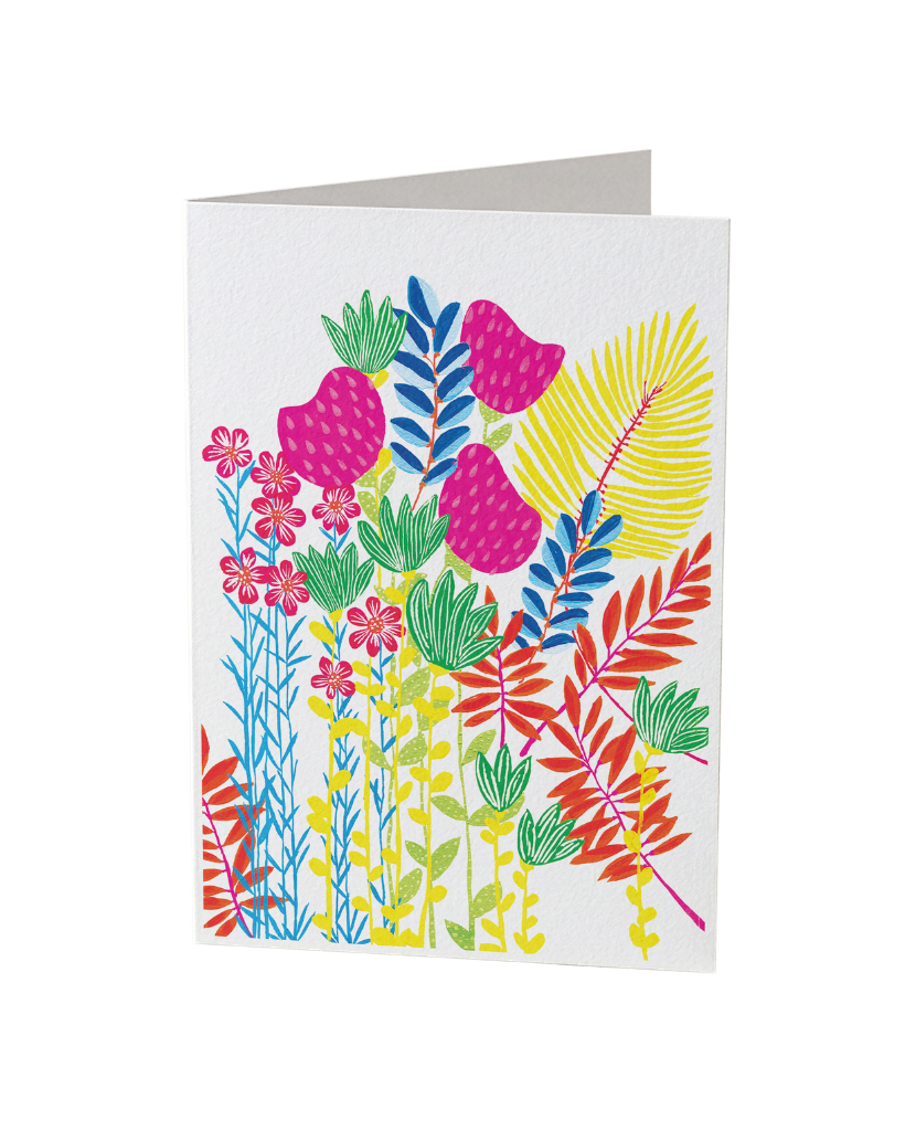 Imagine Flower Jungle Card