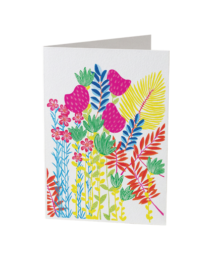 Imagine Flower Jungle Card