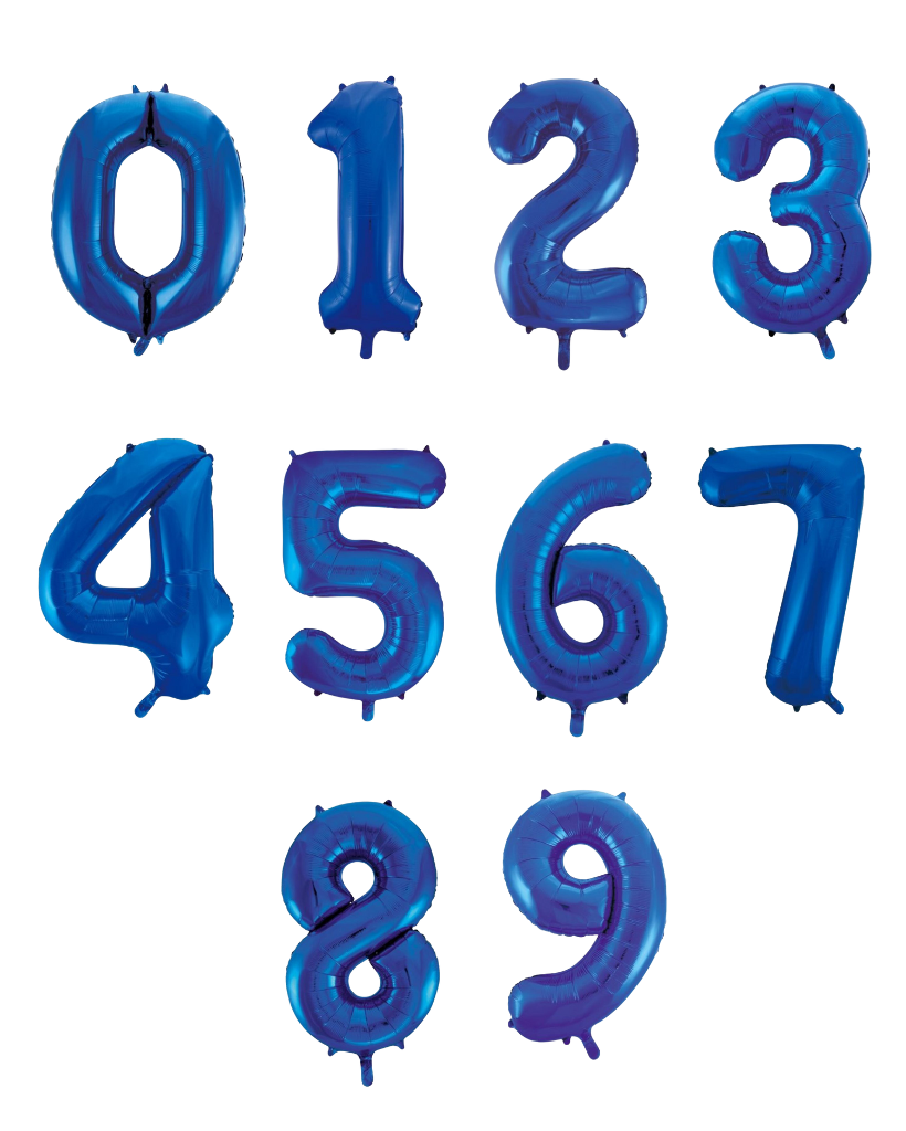 Balloon Inflatable Numbers Inflated Number Balloons – Poppies for Grace