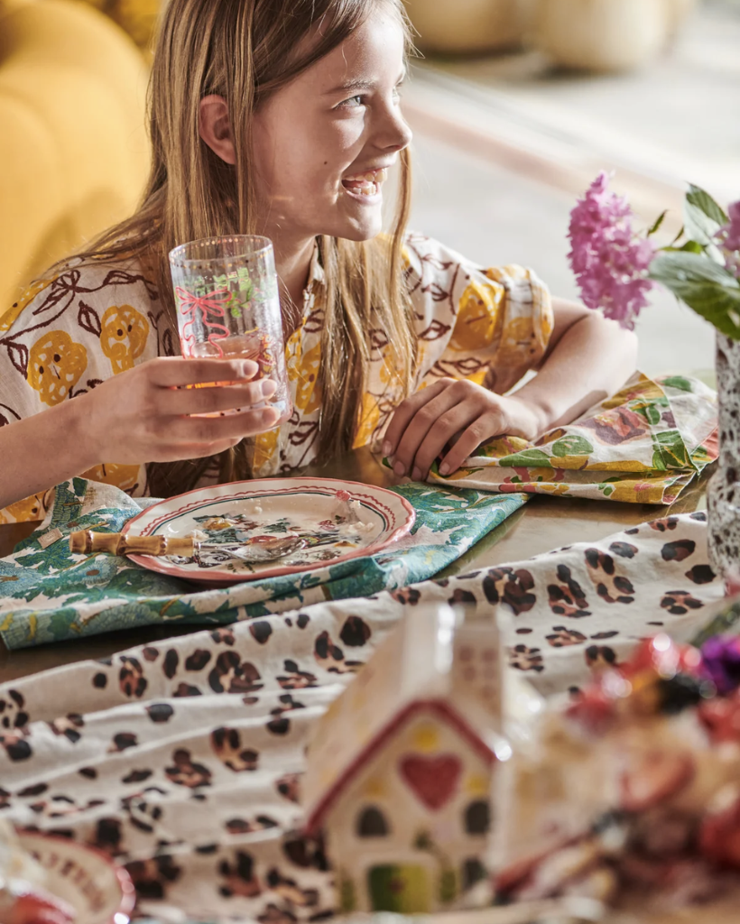 Joan's Floral Linen Napkins