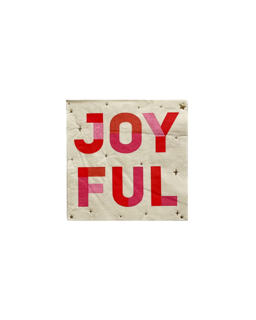 Small Joyful Christmas Napkins