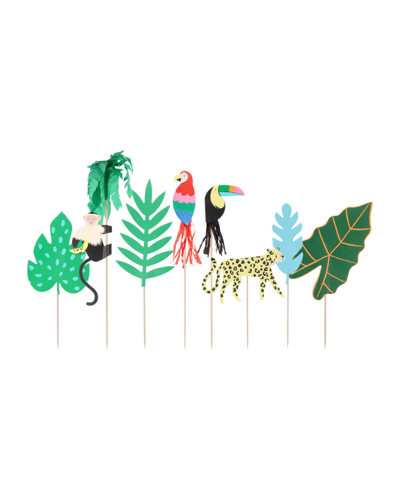 Jungle Jamboree Cake Toppers
