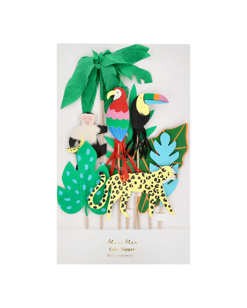 Jungle Jamboree Cake Toppers