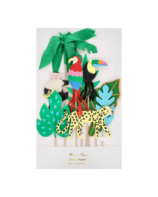 Jungle Jamboree Cake Toppers