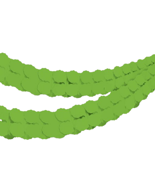 Kiwi Green Paper Garland