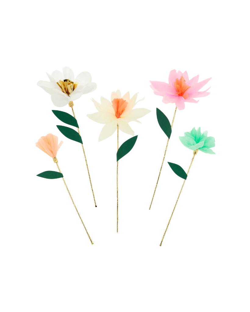 Paper Flower Decorative Sticks