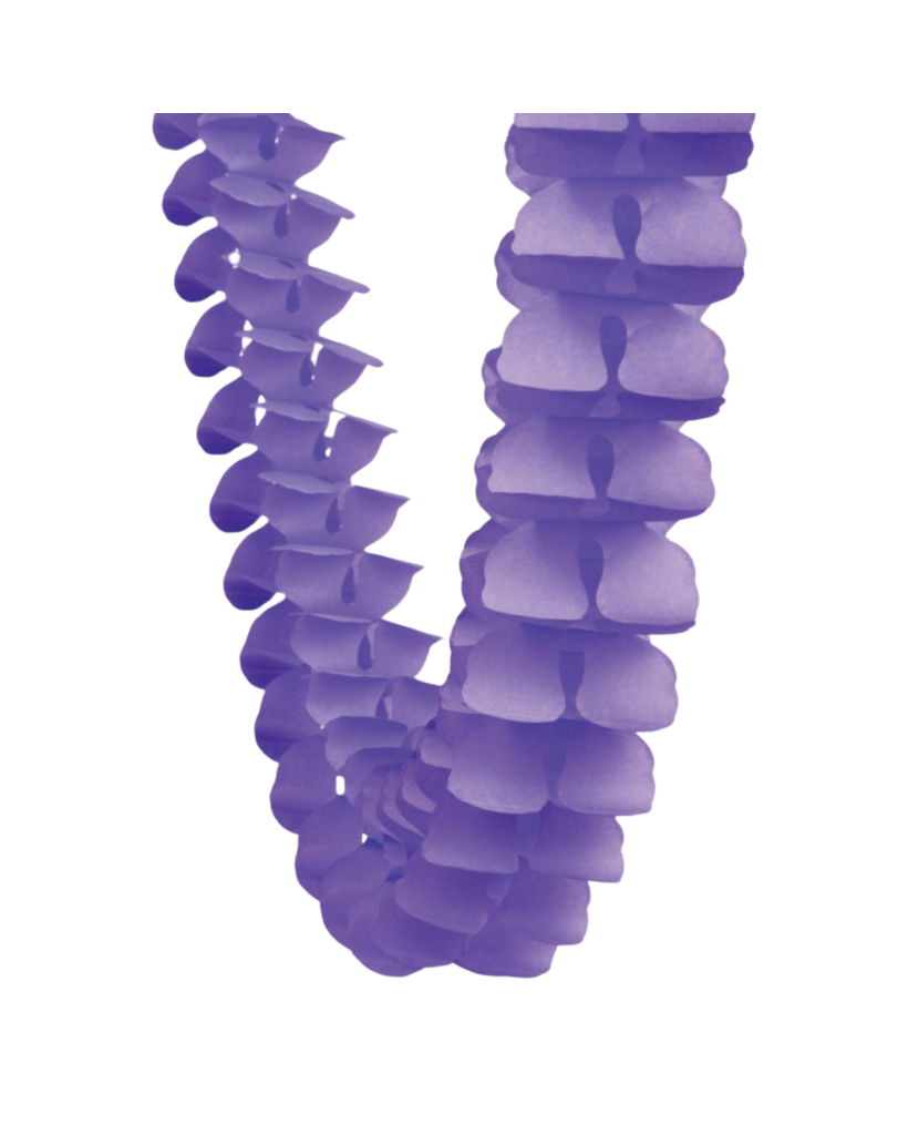 Lilac Honeycomb Garland