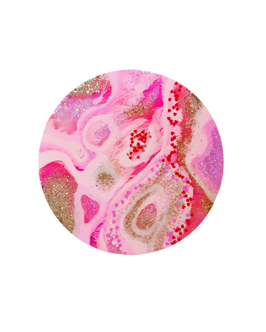 Love Heart Resin Platter