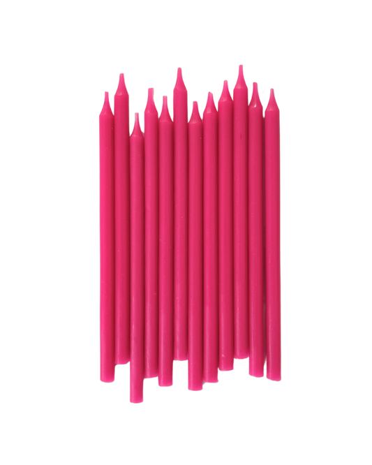 Magenta Pink Candles