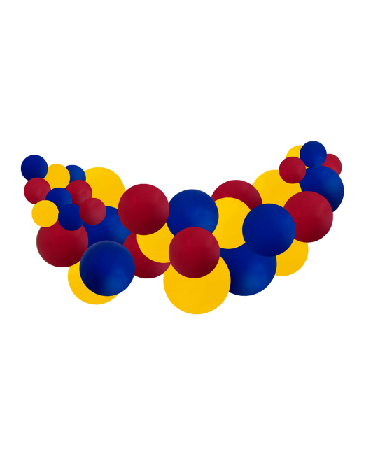 Medium Brisbane Lions Balloon Garland Inflated