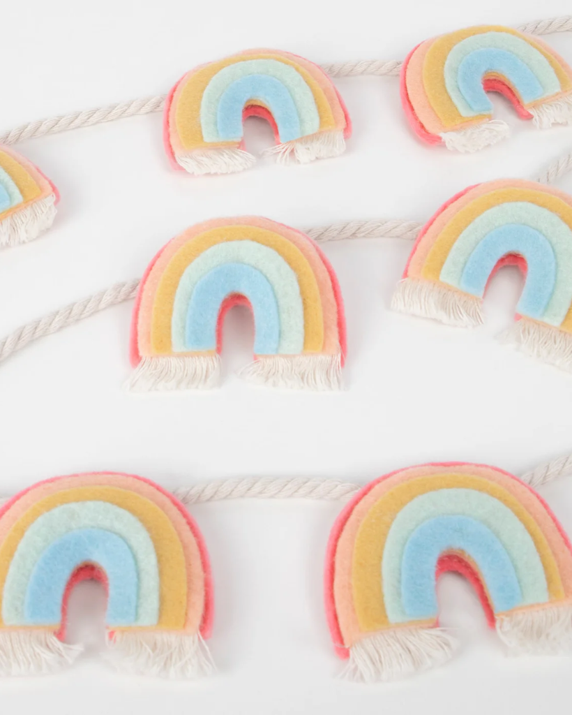 Felt Rainbow Garland