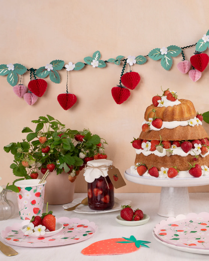 Strawberry Honeycomb Garland