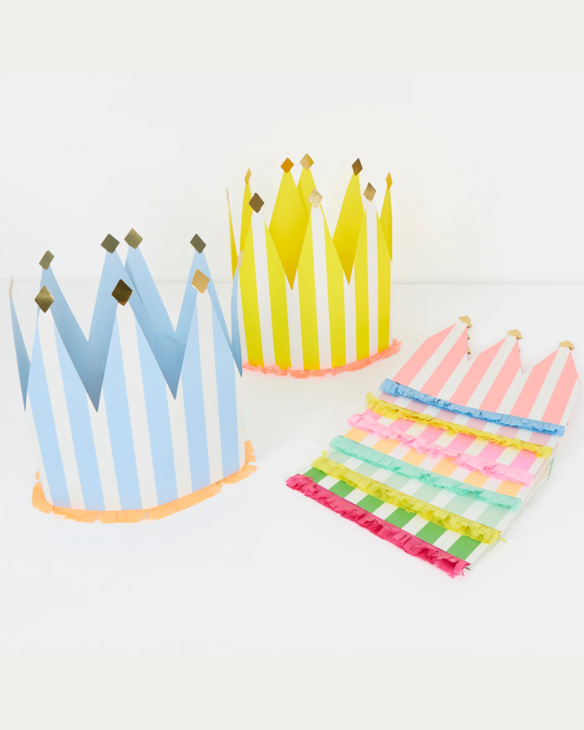Striped Party Crowns