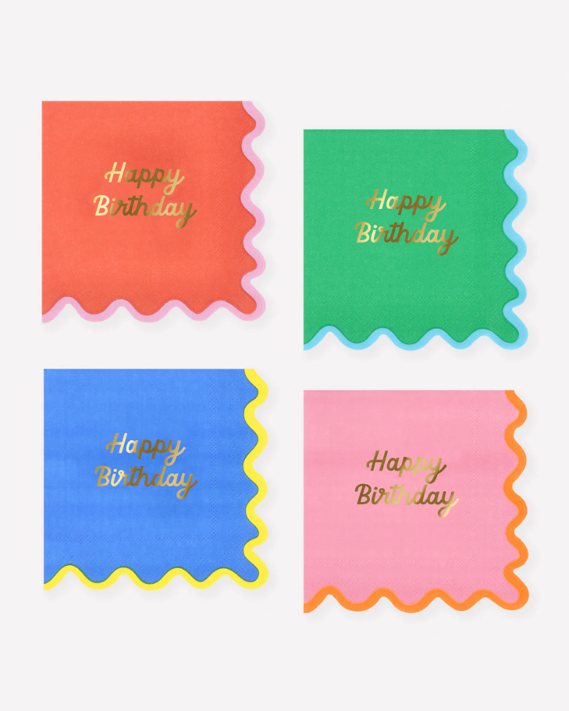 Wiggle Edge Small Napkins