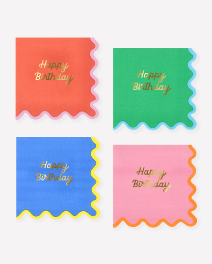 Wiggle Edge Small Napkins