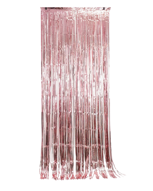 Light Pink Foil Curtain