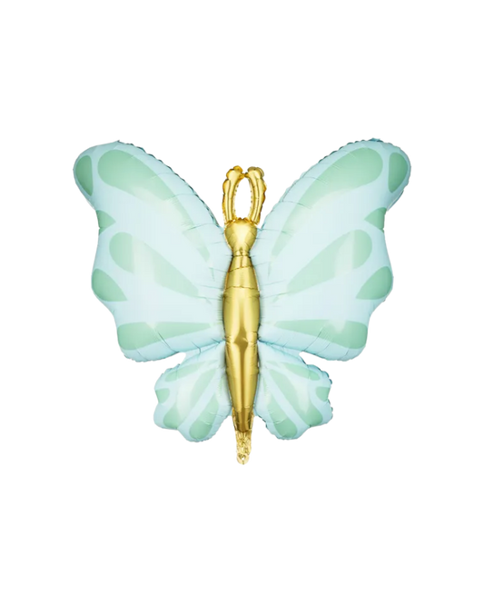 Mint Green Butterfly Foil Balloon