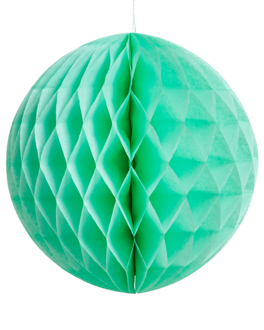 Extra Large Mint Green Honeycomb Ball