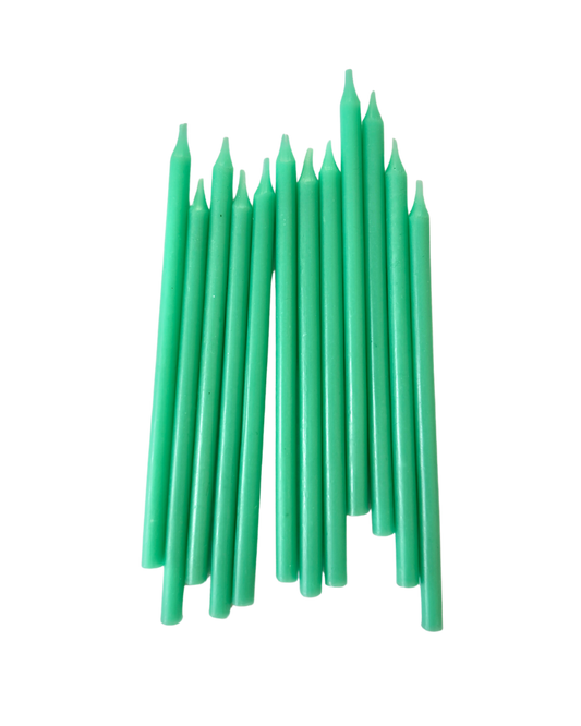 Mint Green Candles