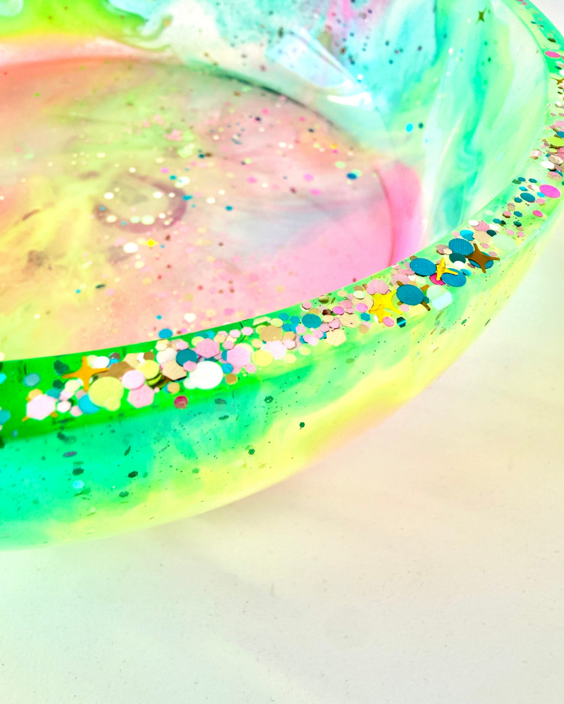 Mint Sorbet Resin Bowl