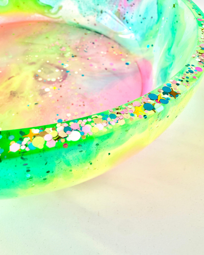 Mint Sorbet Resin Bowl