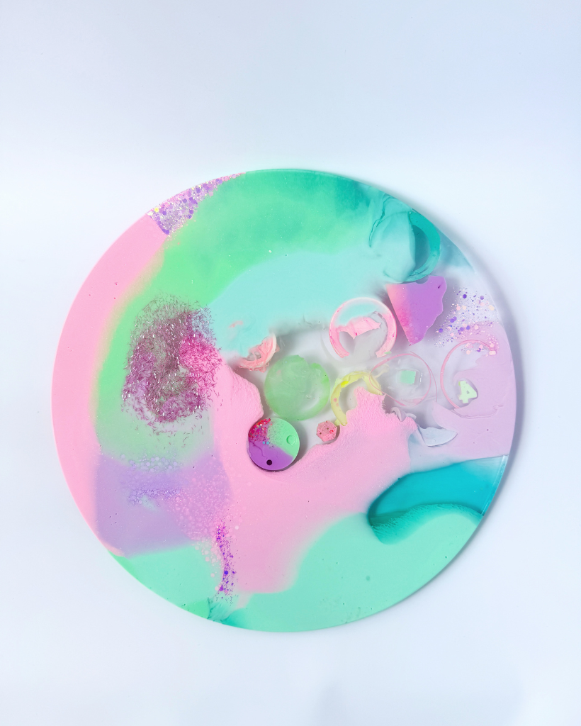 Mint Sorbet Resin Platter