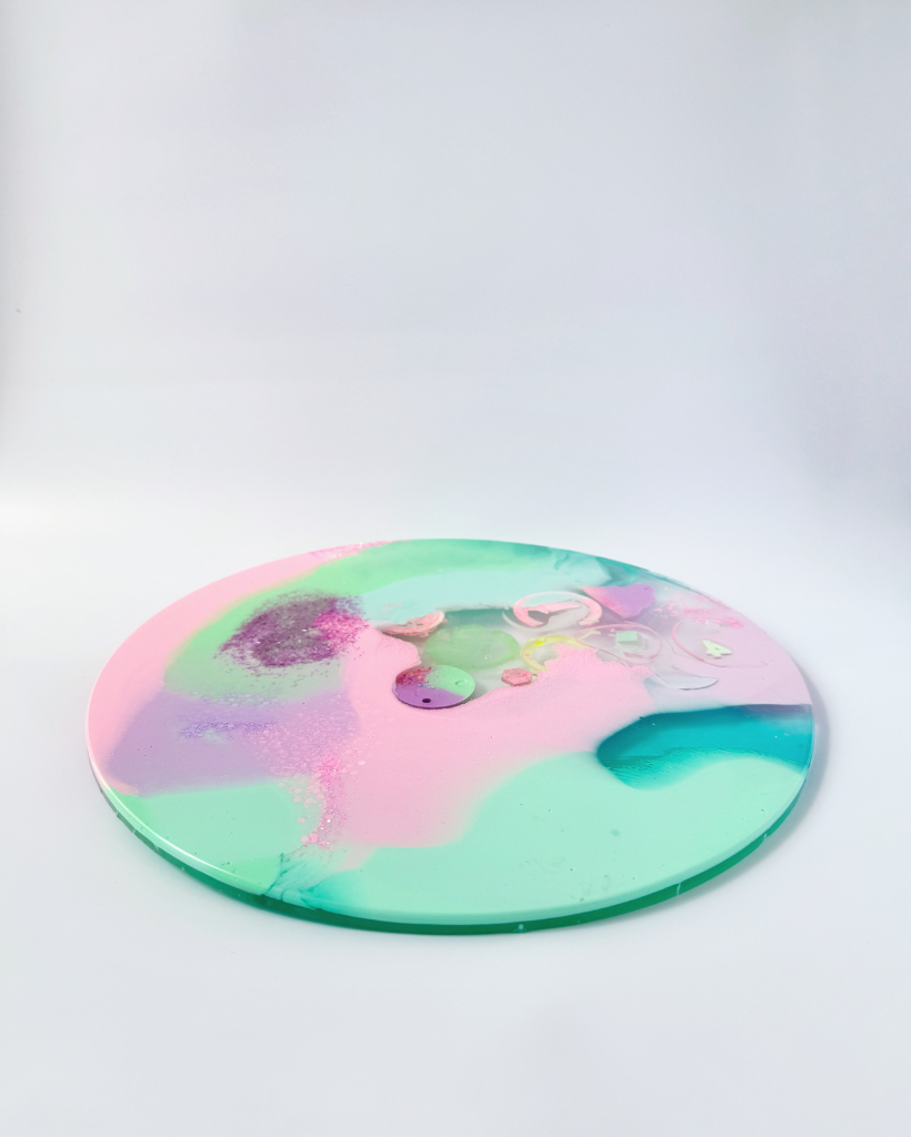 Mint Sorbet Resin Platter