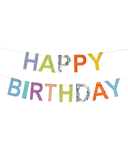 Colorful 'Happy Birthday' banner 