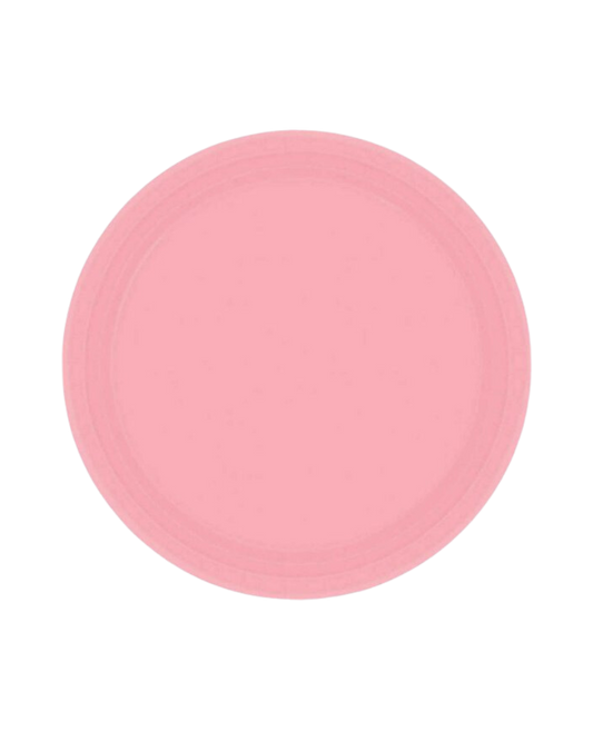 Large New Pink Paper Plates (NPC)