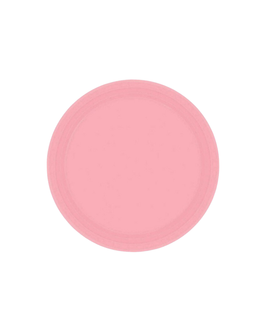 Small New Pink Paper Plates (NPC)