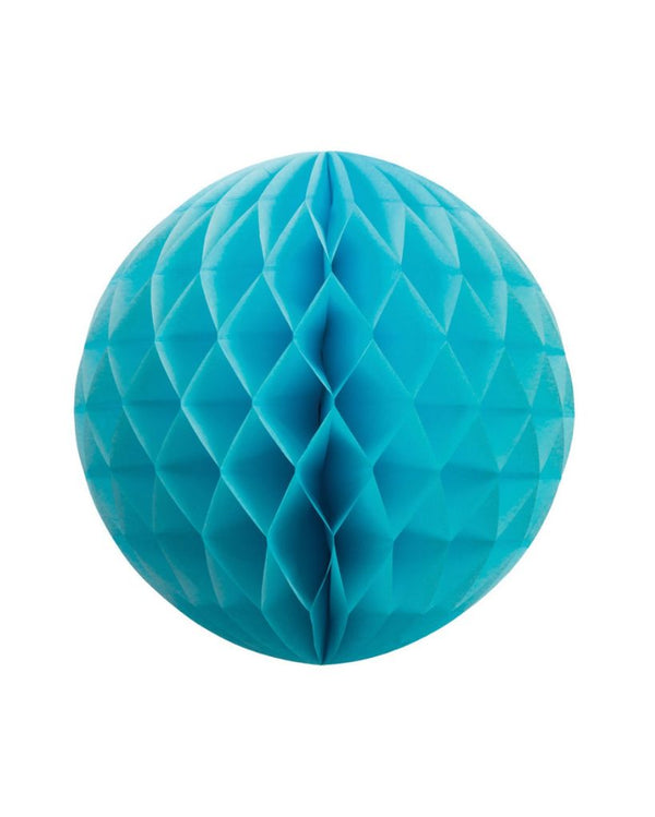Large Pastel Blue Honeycomb Ball