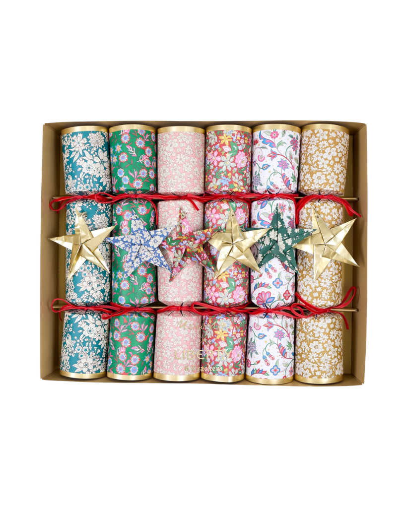 Liberty Origami Star Christmas Crackers