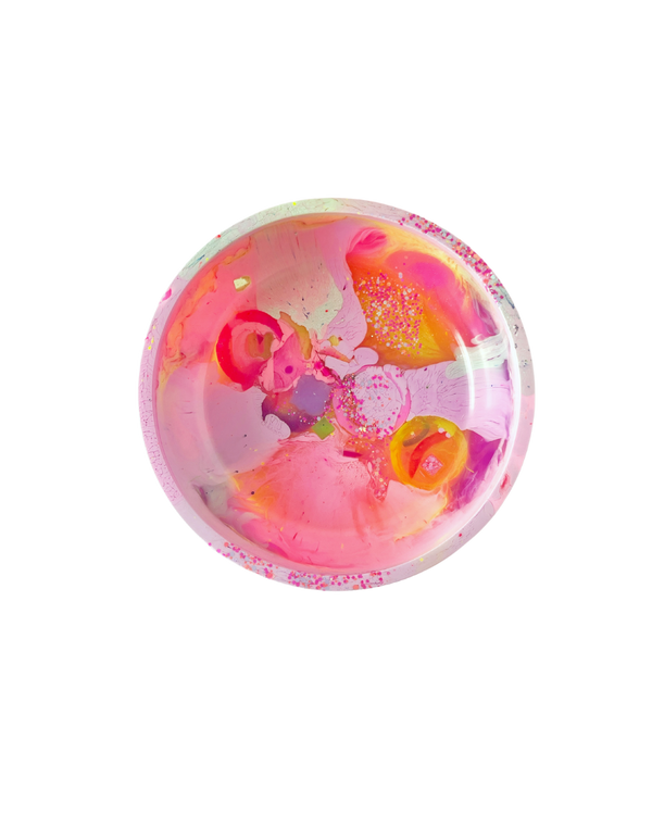 Pastel Neon Resin Bowl