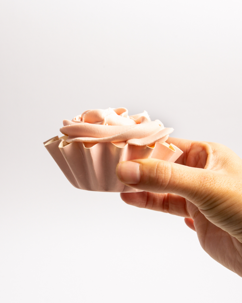 Pastel Pink Bloom Baking Cups