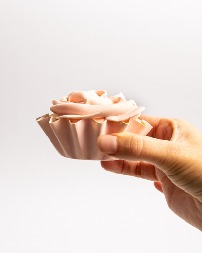 Pastel Pink Bloom Baking Cups