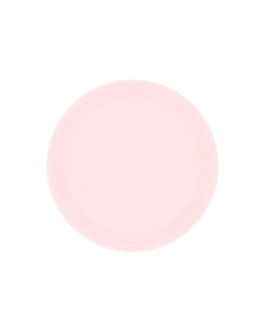 Small Pastel Pink Paper Plates (NPC)