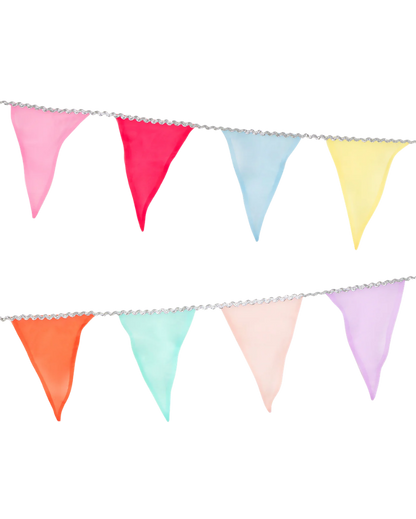 Pastel Rainbow Organza Bunting
