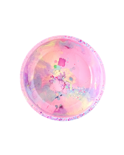 Pastel Rainbow Resin Bowl