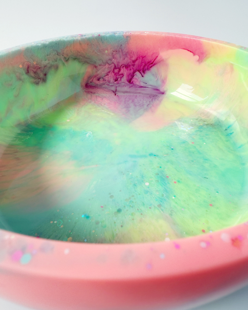 Mint Sorbet Resin Bowl