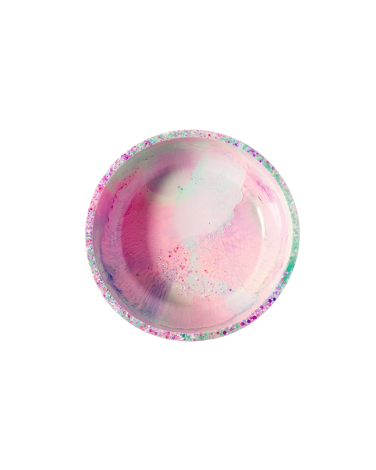 Pastel Rainbow Resin Bowl