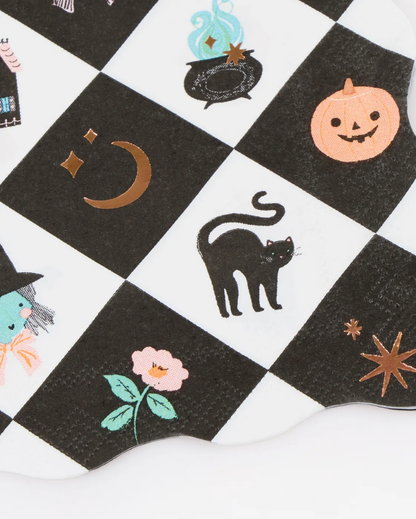 Patchwork Halloween Small Napkins