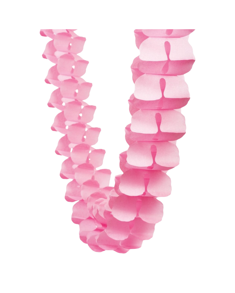 Pink Honeycomb Garland