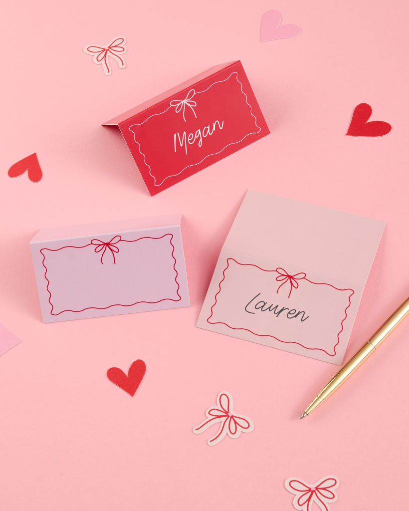 Bow Place Cards