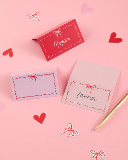Bow Place Cards